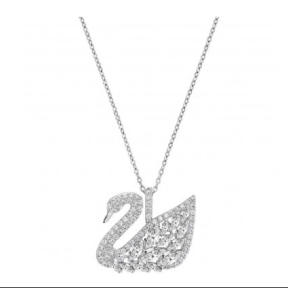 New Swarovski swan pendant necklace